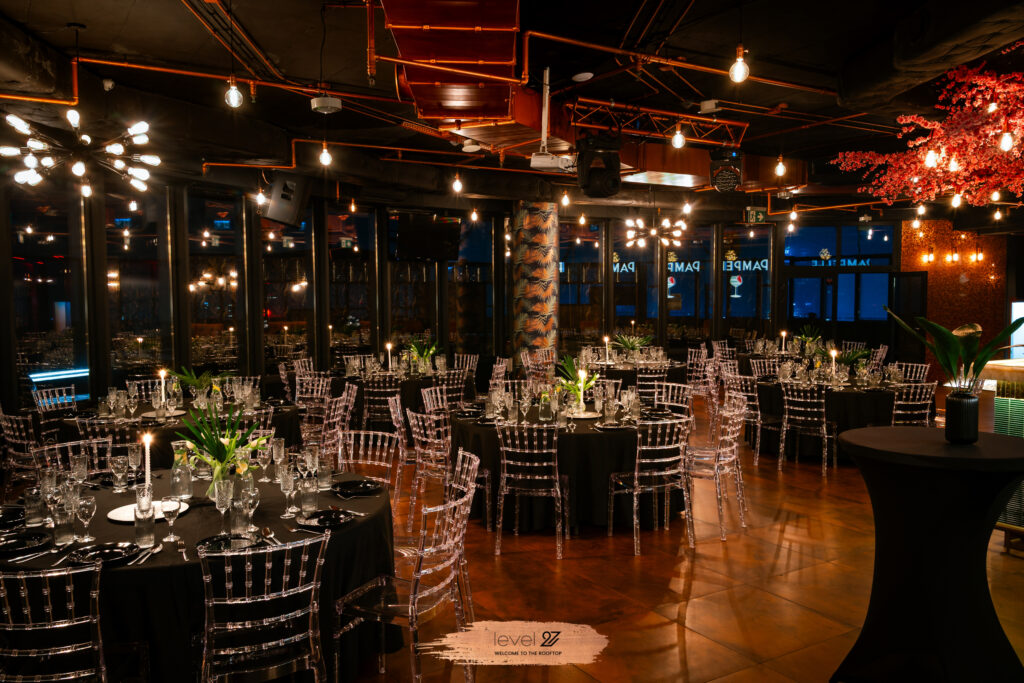 Kolacja biznesowa w level 27 Rooftop